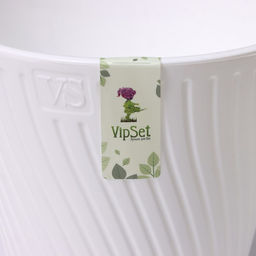 Цена за 2 шт. Кашпо для цветов со вставкой Луи, 1,2 л, цвет белый - Simaland фото 5