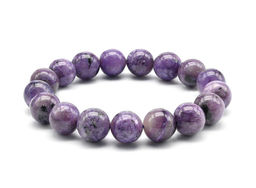 Браслет натуральный чароит шарик 13мм, 53г