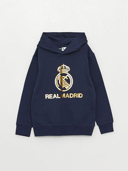 Real Madrid Bask?l? Erkek ?ocuk Hoodie