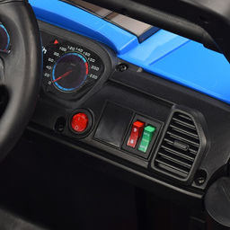 Электромобиль "Фиджи" на аккумуляторе, с р/у управлением, 12V4.5 двухприводный (синий)