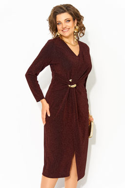Платье Liliana 1497 горький шоколад