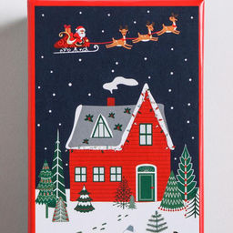 Набор новогодних подарочных коробок 10 в 1 С Новым годом, 12?7?4 - 32.5?20?12.5 см