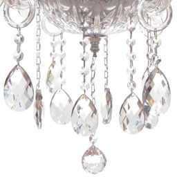 Люстра подвесная в стиле барокко "Alfemminile" 8*40Вт 25-DZ888 со стеклянными основаниями