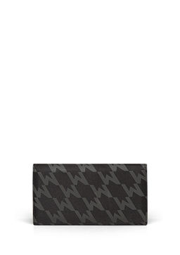 M Logo Bask?l? Siyah Cuzdan - Mavi фото 2