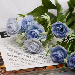 Букет искусственный «Роза Агата», 30 см, МИКС