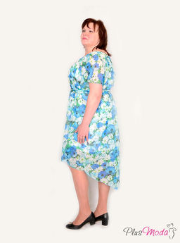 Платье Модель №12 размеры 50-60 - Plusmoda фото 2