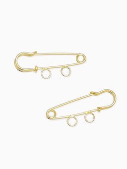 Цена за 2 шт. Булавка для подвесок PO-035, №01, 2 шт. 3.5?0.5 см, цвет золото