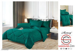 Постельное белье с готовым одеялом из сатина