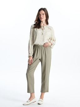 Beli Lastikli Rahat Kal?p Kad?n Pantolon