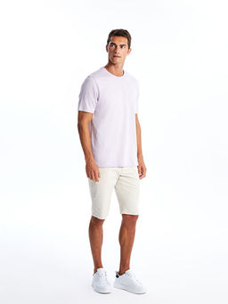 Bisiklet Yaka Penye Erkek Ti??rt