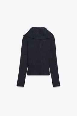 ZIP-UP RIB KNIT CARDIGAN - Zara фото 2