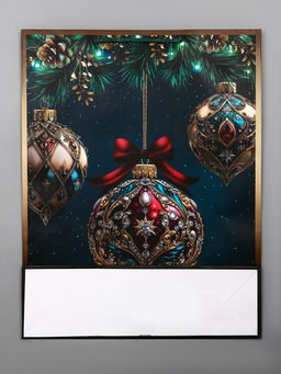 Цена за 2 шт. Пакет подарочный новогодний ламинированный, «Шар», 33×10×42.5 см