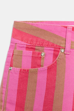 SHORTS MINI DENIM TRF RAYAS / Rayas - Zara фото 7