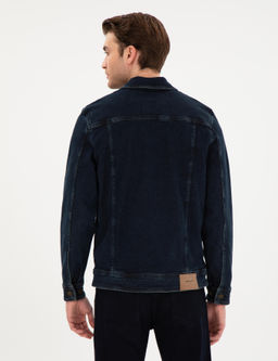 Lacivert Slim Fit Jean Ceket - Pierre cardin фото 5
