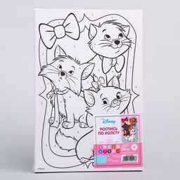 Картина по номерам для детей Коты Аристократы, 20?30 см