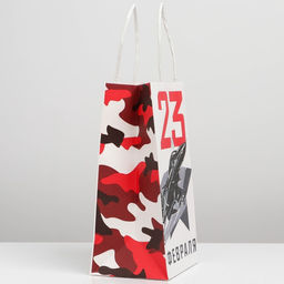 Пакет крафтовый 23.02, 12 21 9 см - Дарите счастье фото 2