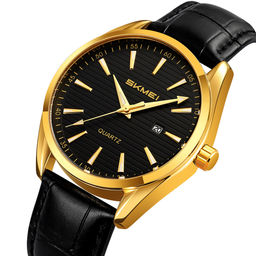 Часы наручные Skmei мужские кварцевые 2490gold-black
