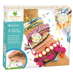 Набор для создания украшений LOVELY BOX, Многорядные браслеты - Sycomore фото 5