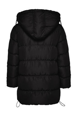 TRENDYOLMILLA Siyah Kapusonlu Su Itici Sisme Mont TWOAW24MO00184  фото 12