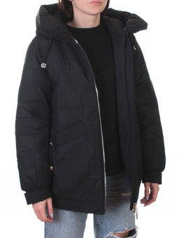 A05 BLACK Куртка стеганая зимняя женская (150 гр. холлофайбер)