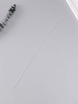 Проволока флористическая «Белая», для изготовления искусственных цветов, 40 см, сечение 0.07 см, набор 50 шт.