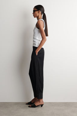 PANTAL?N GLOBO CON PINZAS EN TWILL - H&m фото 4