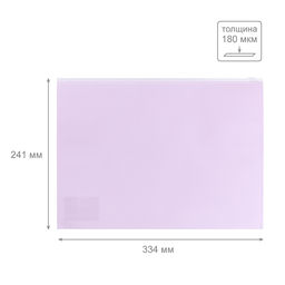 Expert Complete Trend Pastel Папка-конверт на ZIP-молнии A4 180 мкм диагональ 10 шт. лиловый EC21124017