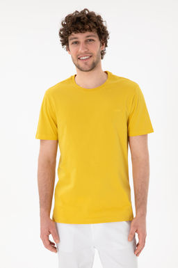 Erkek Regular Fit Bisiklet Yaka Sar_ Basic Ti__rt Sepette S_rpriz _ndirim - U.s. polo assn фото 2