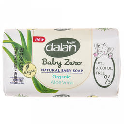 Мыло туалетное твердое детское Dalan Baby Zero 90г, Алое вера (Турция)