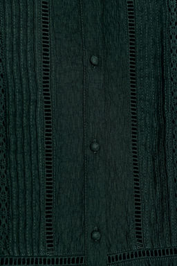 ROMANTIC LACE TRIM SHIRT - Zara фото 6