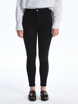 Y?ksek Bel Push Up Kad?n Jean Pantolon