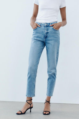 Z1975 MOM-FIT HIGH-WAIST JEANS - Zara фото 11