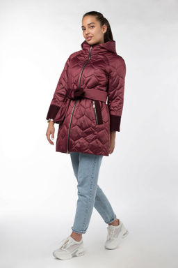 04-1753 Куртка демисезонная (Синтепон 200) пояс - El podio фото 2