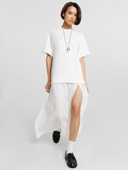 Платье Mark Formelle x Ольга Бузова белое  фото 7