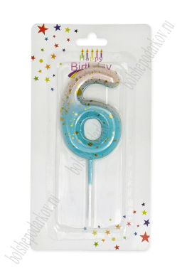 Свечи праздничные "6" (SF-7831) №93