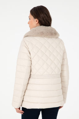 Женское кремовое пальто Неожиданная скидка в корзине - U.s. polo assn фото 6