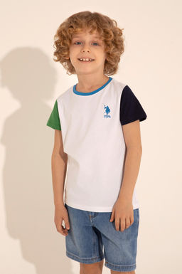 Белая футболка для мальчика - U.s. polo assn фото 12