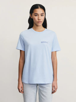 Базовая футболка с вышивкой / Zarina  фото 4