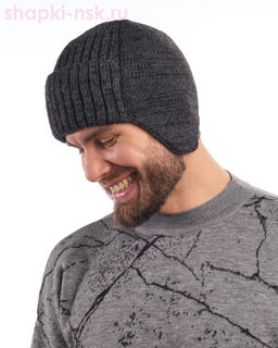 Лион Ушанка мужская флис (56-58)