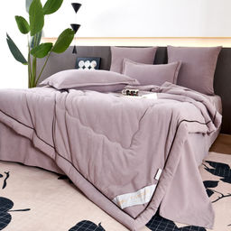 Одеяло Candies Бархатный Сатин с простыней и наволочками ODCANO025 Евро