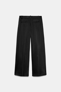 ZW COLLECTION SATIN TROUSERS WITH DARTS - Zara фото 12