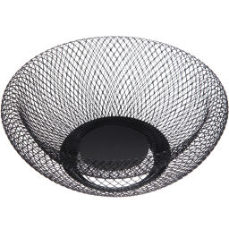 Фруктовница "Black" 24,5*10см двойная стенка