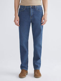 779 Regular Fit ??i Polarl? K??l?k Erkek Jean Pantolon