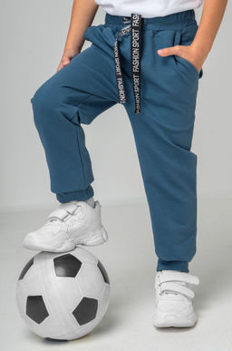 Брюки для мальчика из футера двухнитки Bonito - Happy fox фото 7