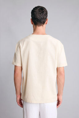 %100 Pamuk Regular Fit K_sa kollu G_mlek - Defacto фото 5