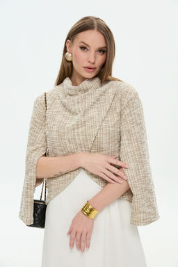 Джемпер NIKVA н1016-5 песочный  фото 3