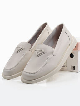 06-HY3-3D LT. BEIGE Туфли женские (натуральная кожа)