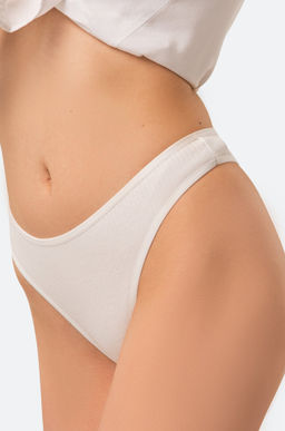 Женские трусы-стринги в рубчик 5 шт. Nicoletta  фото 2