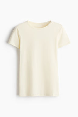 Camiseta de corte ajustado en punto el?stico - H&m фото 4