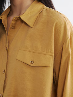 Modal Kar???ml? Oversize Kad?n G?mlek